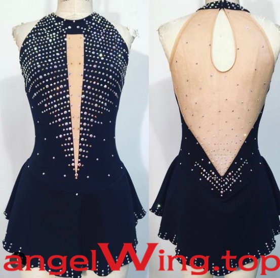 Black Ice Skating Dresses Women 2018 A003 A003 239 00 Www Angelwing Top
